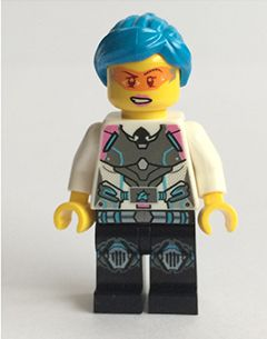 LEGO Minifigure-Agent Caila Phoenix - Dark Azure Hair-Ultra Agents-UAGT029-Creative Brick Builders